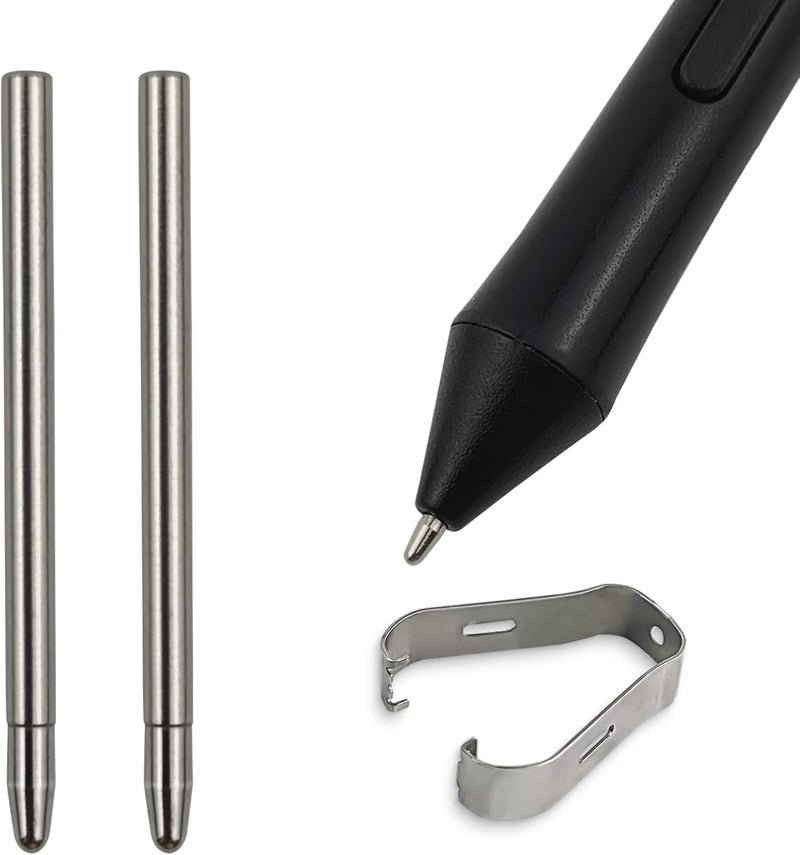 REEYEAR 2 Pack No Wear Down Titanium Alloy Standard Pencil Nibs Fits for One by WACOM, Intuos Series Pen, Replacement Refill Tips fits for WACOM CTL-672,CTL-671,CTL-471, CTL-472 - Image 1